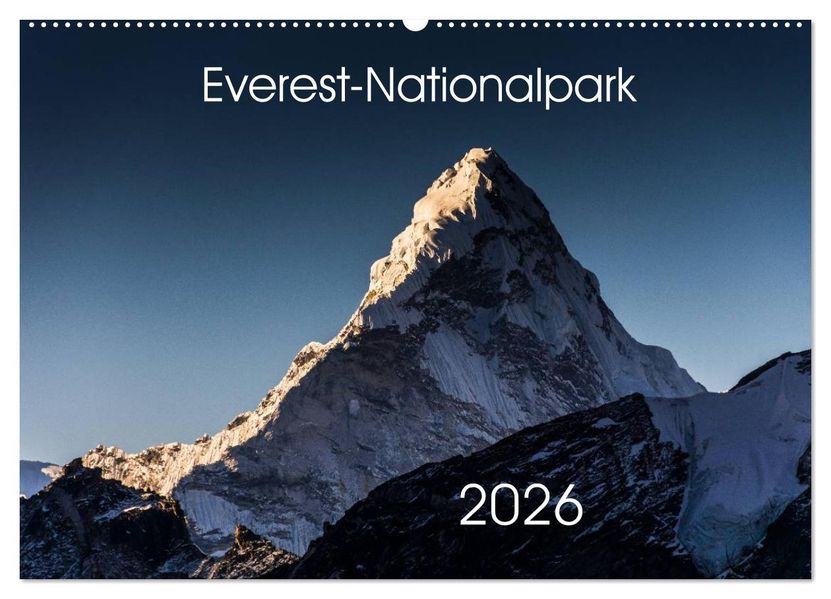 Everest-Nationalpark (Wandkalender 2026 DIN A2 quer) CALVENDO Monatskalender