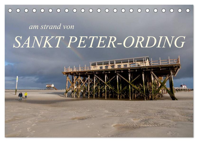 am strand von SANKT PETER-ORDING (Tischkalender 2026 DIN A5 quer) CALVENDO Monatskalender