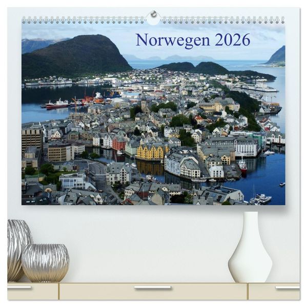 Norwegen 2026 (hochwertiger Premium Wandkalender 2026 DIN A2 quer) Kunstdruck in Hochglanz