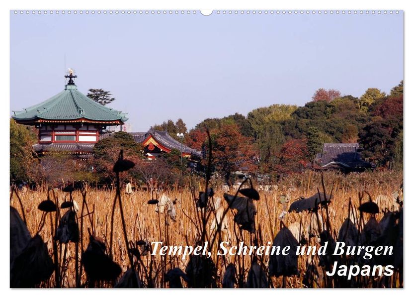 Tempel Schreine und Burgen Japans (Wandkalender 2026 DIN A2 quer) CALVENDO Monatskalender