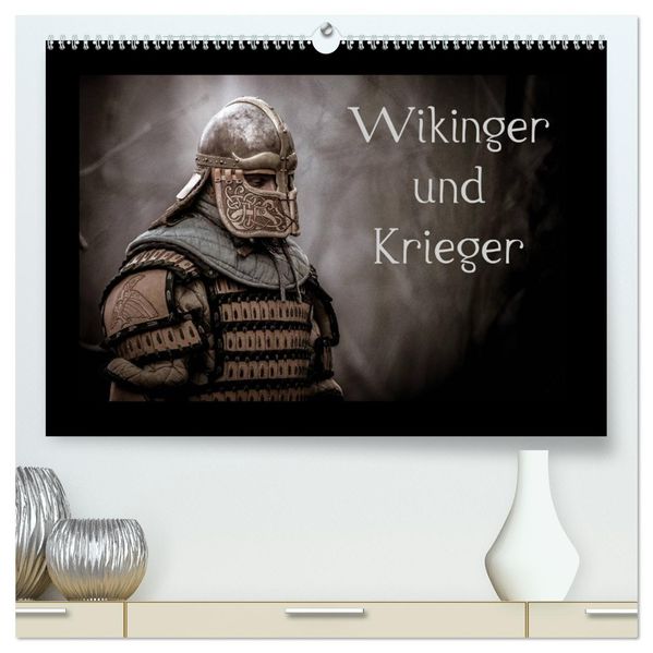 Wikinger und Krieger (hochwertiger Premium Wandkalender 2026 DIN A2 quer) Kunstdruck in Hochglanz