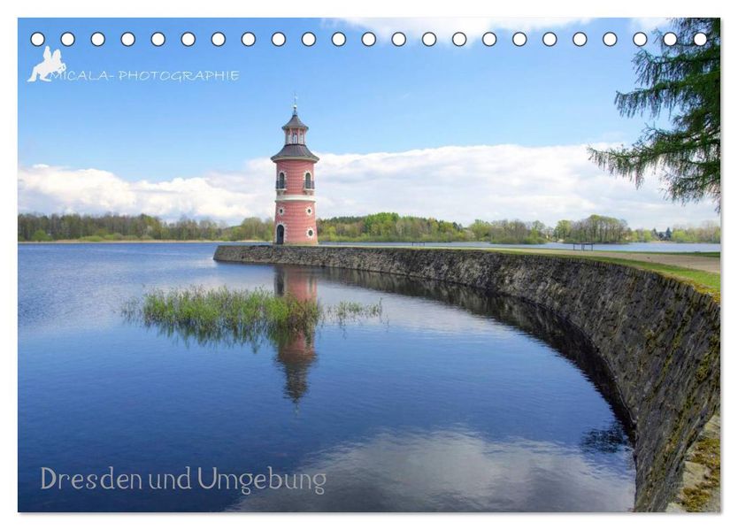 Dresden und Umgebung (Tischkalender 2026 DIN A5 quer) CALVENDO Monatskalender