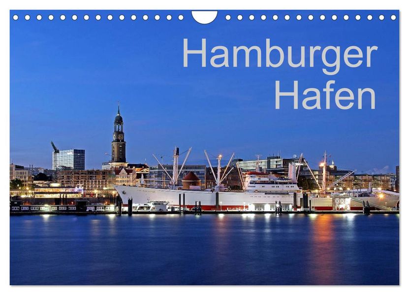 Hamburger Hafen (Wandkalender 2026 DIN A4 quer) CALVENDO Monatskalender