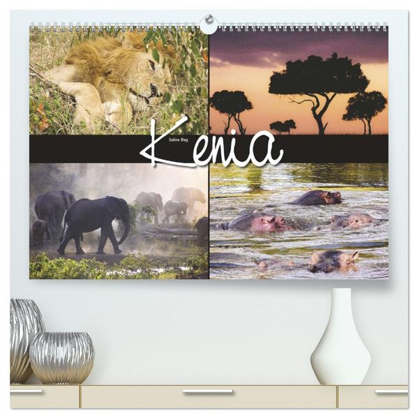 Kenia (hochwertiger Premium Wandkalender 2026 DIN A2 quer) Kunstdruck in Hochglanz