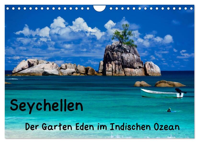 Seychellen - Der Garten Eden im Indischen Ozean (Wandkalender 2026 DIN A4 quer) CALVENDO Monatskalender