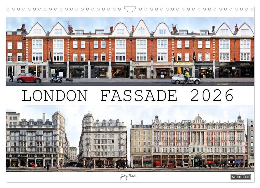 London Fassade 2026 (Wandkalender 2026 DIN A3 quer) CALVENDO Monatskalender