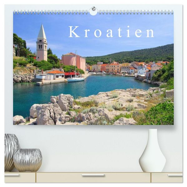Kroatien (hochwertiger Premium Wandkalender 2026 DIN A2 quer) Kunstdruck in Hochglanz
