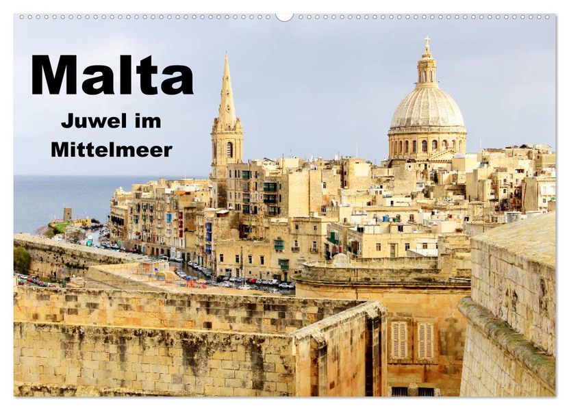 Malta - Juwel im Mittelmeer (Wandkalender 2026 DIN A2 quer) CALVENDO Monatskalender