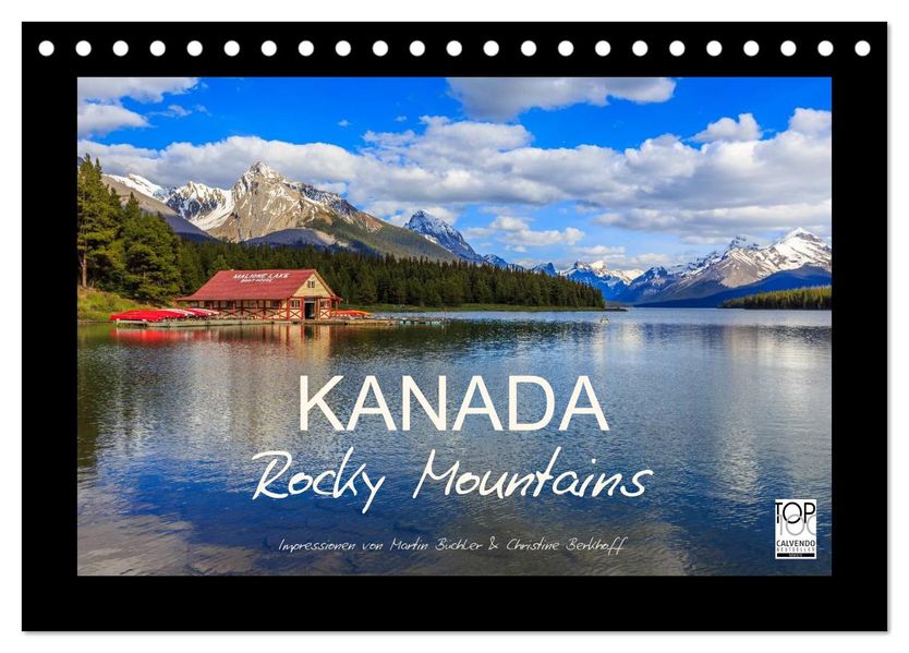 KANADA - Rocky Mountains (Tischkalender 2026 DIN A5 quer) CALVENDO Monatskalender