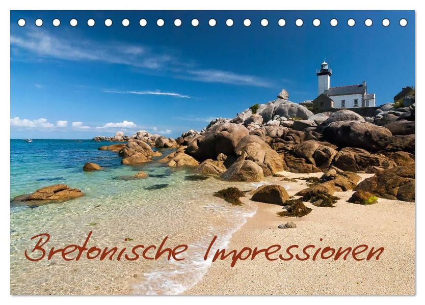 Bretonische Impressionen (Tischkalender 2026 DIN A5 quer) CALVENDO Monatskalender