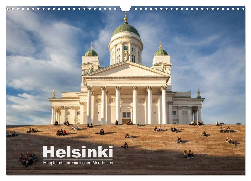 Helsinki - Hauptstadt am Finnischen Meerbusen (Wandkalender 2026 DIN A3 quer) CALVENDO Monatskalender