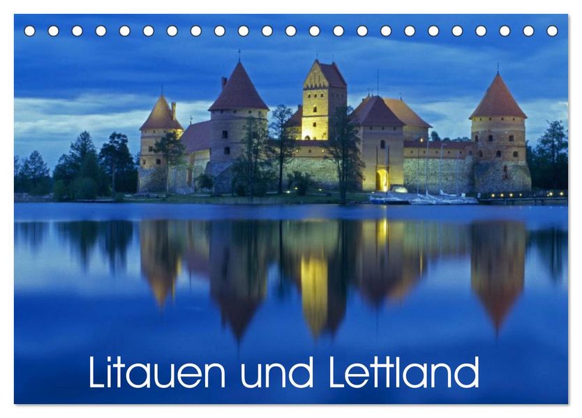Litauen und Lettland (Tischkalender 2026 DIN A5 quer) CALVENDO Monatskalender