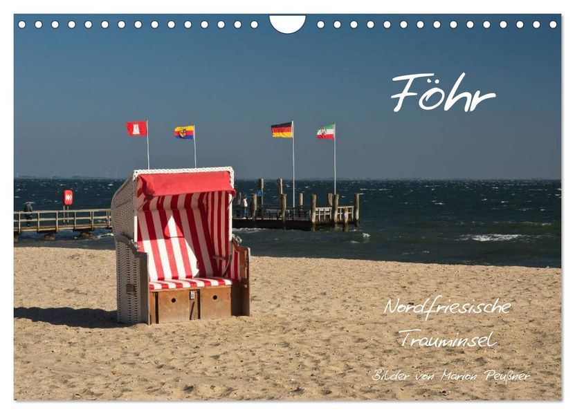 Föhr - Nordfriesische Trauminsel (Wandkalender 2026 DIN A4 quer) CALVENDO Monatskalender