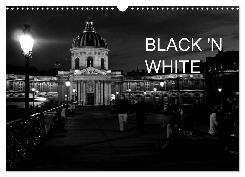 BLACK 'N WHITE (Wandkalender 2026 DIN A3 quer) CALVENDO Monatskalender