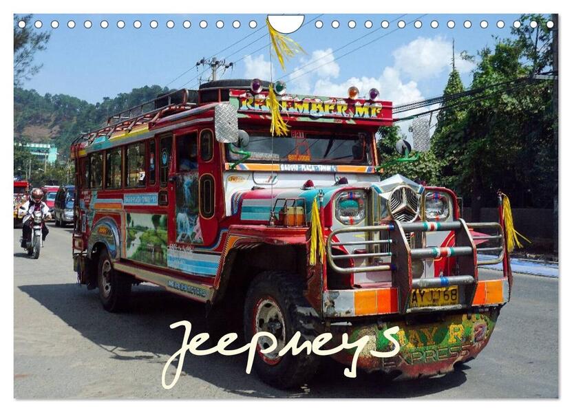 Jeepneys (Wandkalender 2026 DIN A4 quer) CALVENDO Monatskalender
