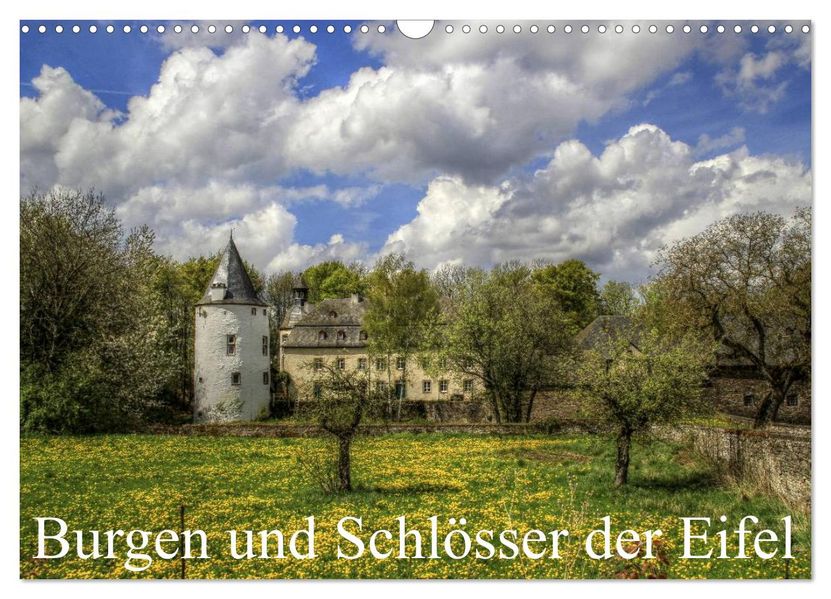Burgen und Schlösser der Eifel (Wandkalender 2026 DIN A3 quer) CALVENDO Monatskalender