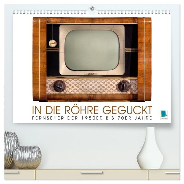 Fernseher der 1950er bis 70er Jahre: In die Röhre geguckt (hochwertiger Premium Wandkalender 2026 DIN A2 quer) Kunstdruck in Hochglanz