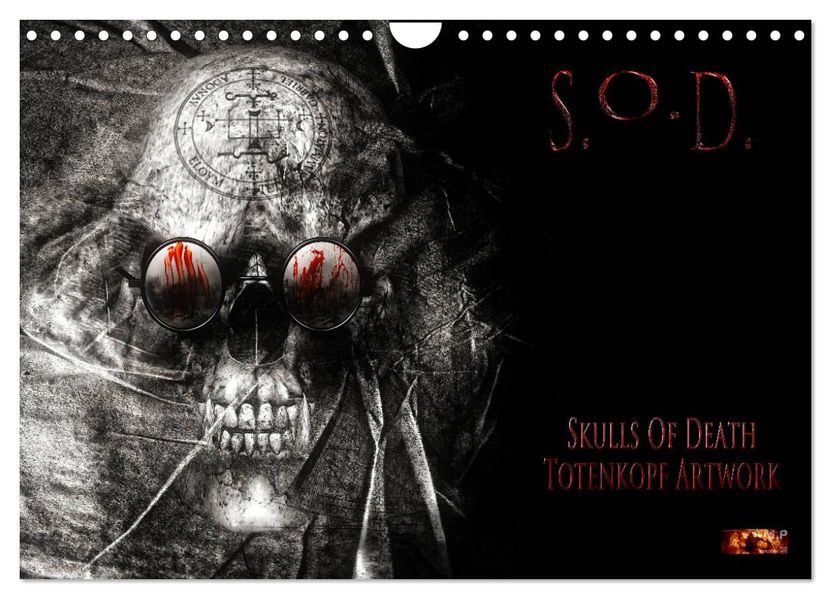 S.O.D. - Skulls Of Death Vol. II - Totenkopf Artworks (Wandkalender 2026 DIN A4 quer) CALVENDO Monatskalender