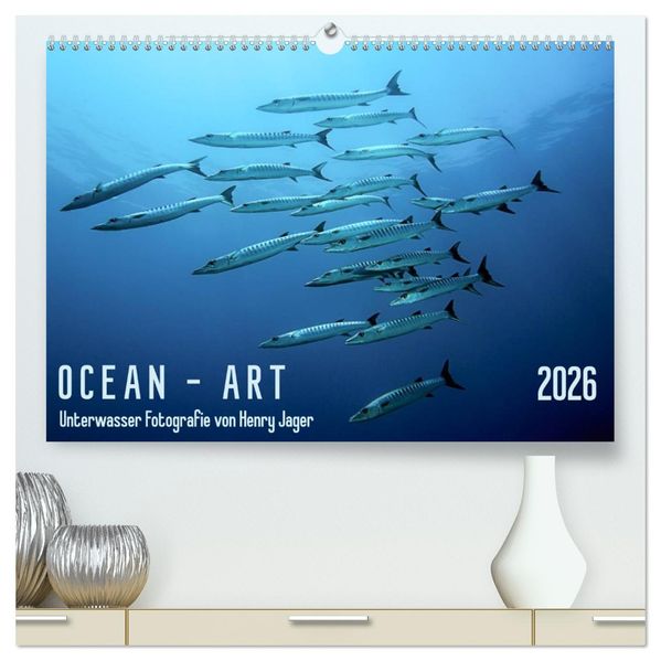 Ocean-Art / CH-Version (hochwertiger Premium Wandkalender 2026 DIN A2 quer) Kunstdruck in Hochglanz