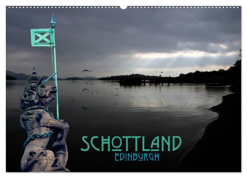 Schottland und Edinburgh (Wandkalender 2026 DIN A2 quer) CALVENDO Monatskalender