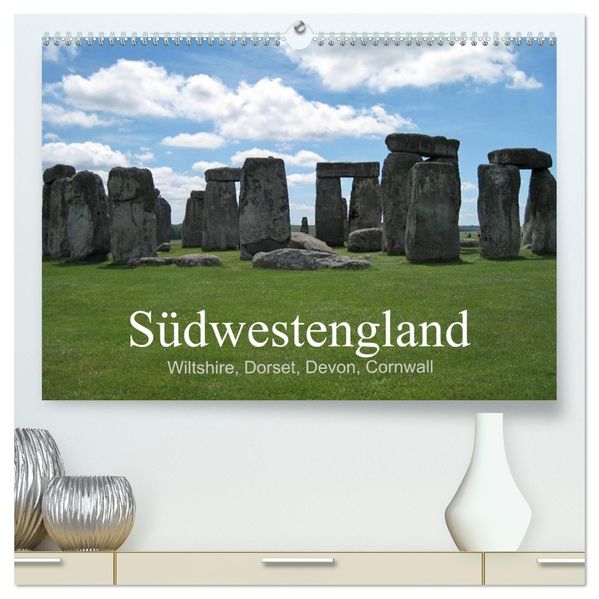 Südwestengland (hochwertiger Premium Wandkalender 2026 DIN A2 quer) Kunstdruck in Hochglanz