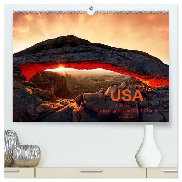 USA Süd-West (hochwertiger Premium Wandkalender 2026 DIN A2 quer) Kunstdruck in Hochglanz