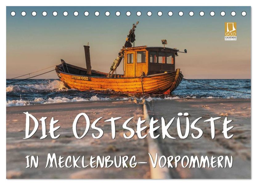 Die Ostseeküste in Mecklenburg-Vorpommern (Tischkalender 2026 DIN A5 quer) CALVENDO Monatskalender