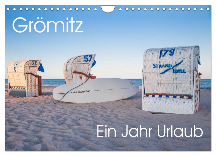 Grömitz - Ein Jahr Urlaub (Wandkalender 2026 DIN A4 quer) CALVENDO Monatskalender