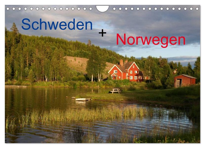 Schweden + Norwegen (Wandkalender 2026 DIN A4 quer) CALVENDO Monatskalender