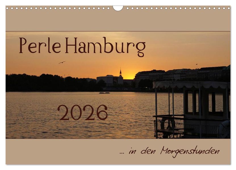 Perle Hamburg (Wandkalender 2026 DIN A3 quer) CALVENDO Monatskalender