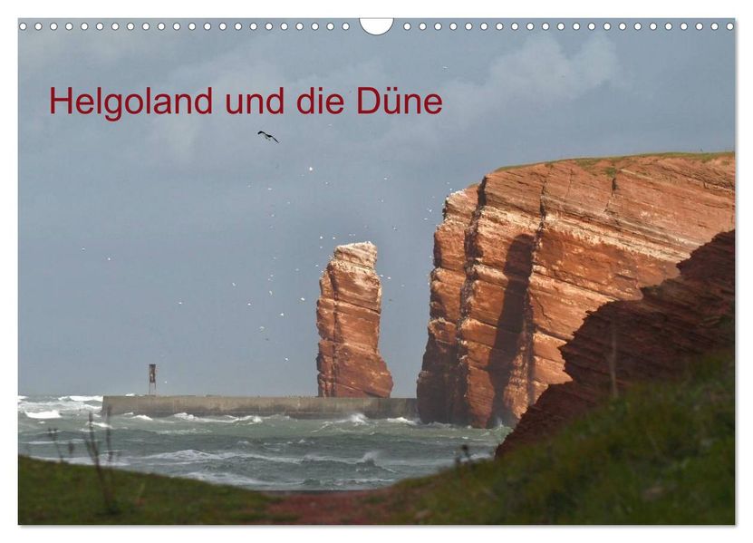 Helgoland und die Düne (Wandkalender 2026 DIN A3 quer) CALVENDO Monatskalender