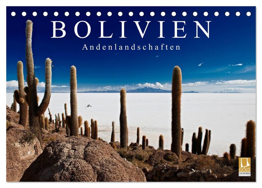 Bolivien Andenlandschaften (Tischkalender 2026 DIN A5 quer) CALVENDO Monatskalender