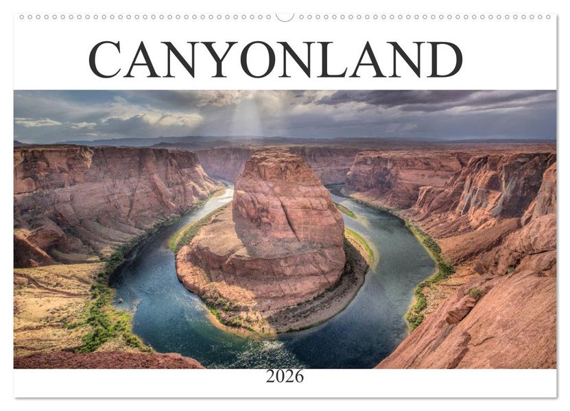 CANYONLAND USA (Wandkalender 2026 DIN A2 quer) CALVENDO Monatskalender