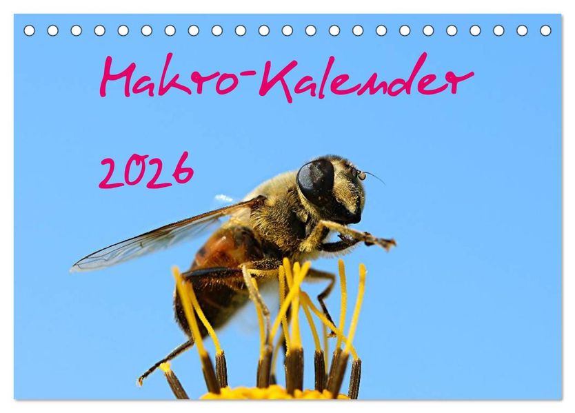 Makro-Kalender 2026 (Tischkalender 2026 DIN A5 quer) CALVENDO Monatskalender