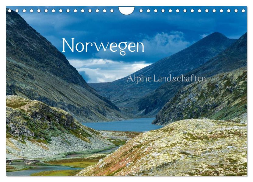 Norwegen - Alpine Landschaften (Wandkalender 2026 DIN A4 quer) CALVENDO Monatskalender