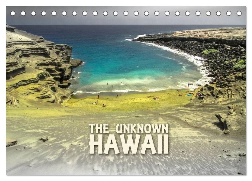 The Unknown HAWAII (Tischkalender 2026 DIN A5 quer) CALVENDO Monatskalender