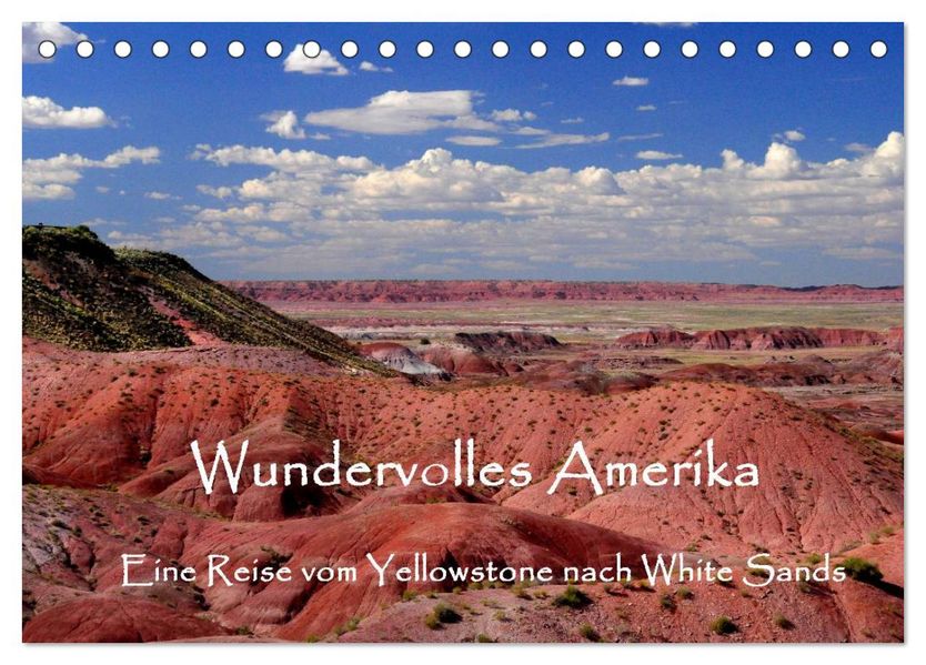 Wundervolles Amerika (Tischkalender 2026 DIN A5 quer) CALVENDO Monatskalender