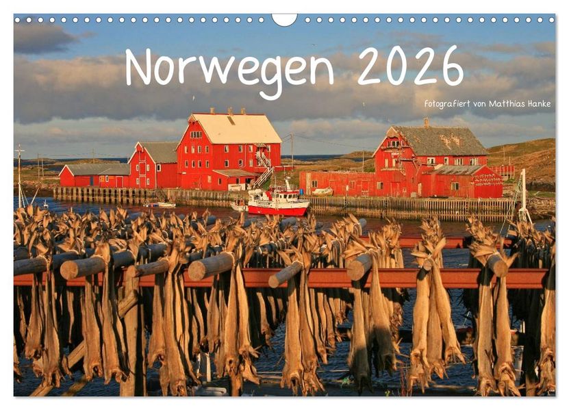 Norwegen 2026 (Wandkalender 2026 DIN A3 quer) CALVENDO Monatskalender