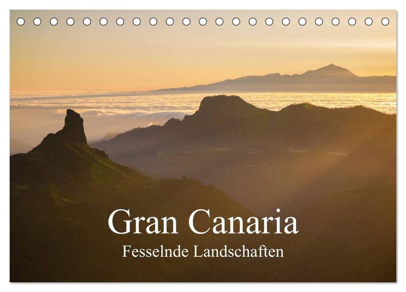 Gran Canaria - Fesselnde Landschaften (Tischkalender 2026 DIN A5 quer) CALVENDO Monatskalender