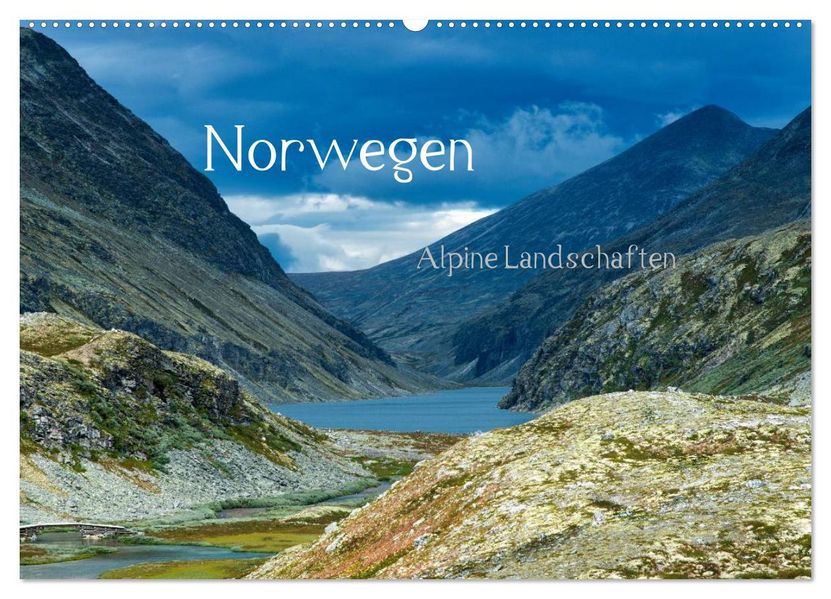 Norwegen - Alpine Landschaften (Wandkalender 2026 DIN A2 quer) CALVENDO Monatskalender