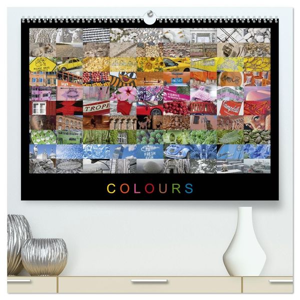 Colours (hochwertiger Premium Wandkalender 2026 DIN A2 quer) Kunstdruck in Hochglanz