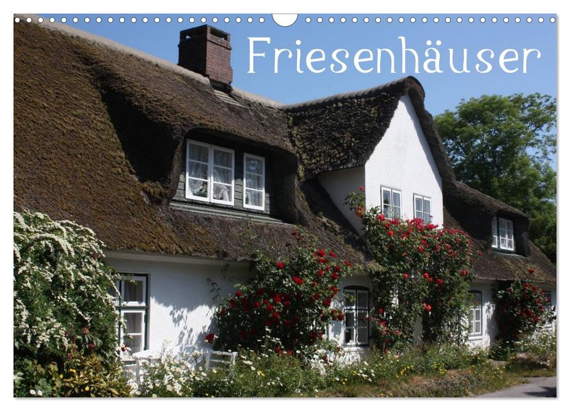 Friesenhäuser (Wandkalender 2026 DIN A3 quer) CALVENDO Monatskalender