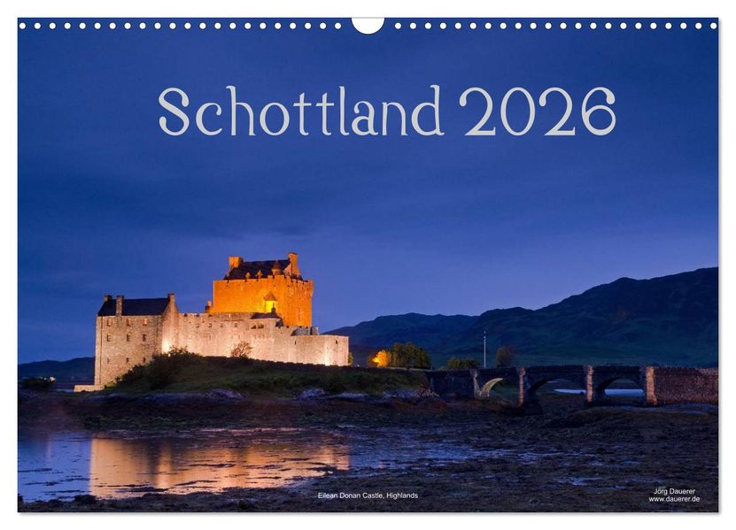 Schottland (Wandkalender 2026 DIN A3 quer) CALVENDO Monatskalender