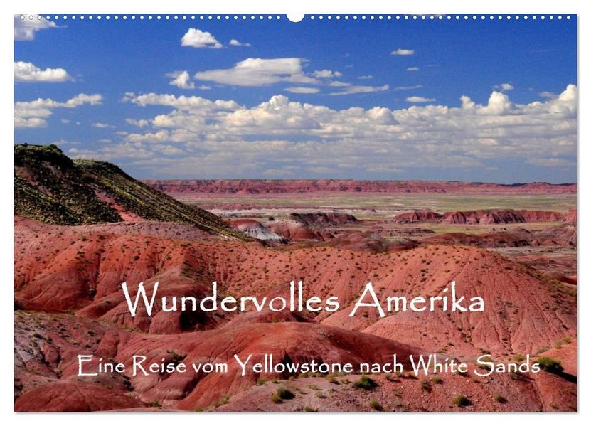 Wundervolles Amerika (Wandkalender 2026 DIN A2 quer) CALVENDO Monatskalender