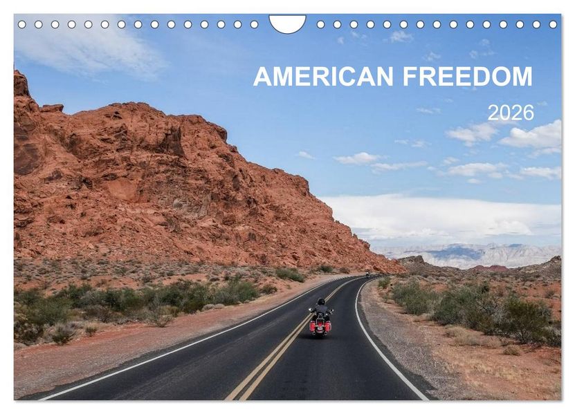 American Freedom (Wandkalender 2026 DIN A4 quer) CALVENDO Monatskalender
