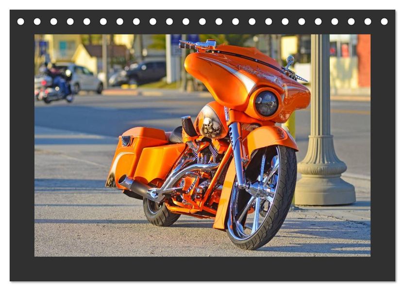 BEST OF HARLEY-DAVIDSON BAGGER-STYLE (Tischkalender 2026 DIN A5 quer) CALVENDO Monatskalender