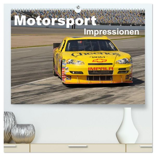 Motorsport - Impressionen (hochwertiger Premium Wandkalender 2026 DIN A2 quer) Kunstdruck in Hochglanz