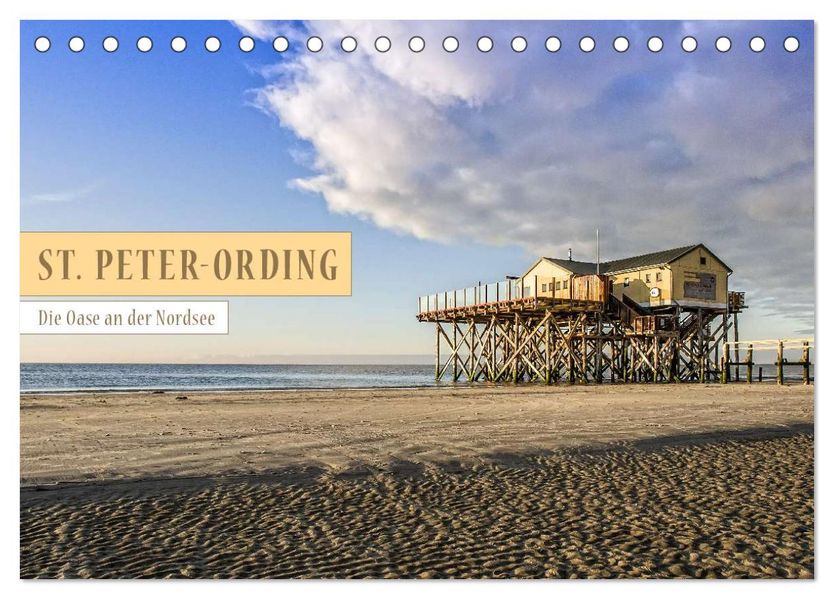 St. Peter-Ording (Tischkalender 2026 DIN A5 quer) CALVENDO Monatskalender