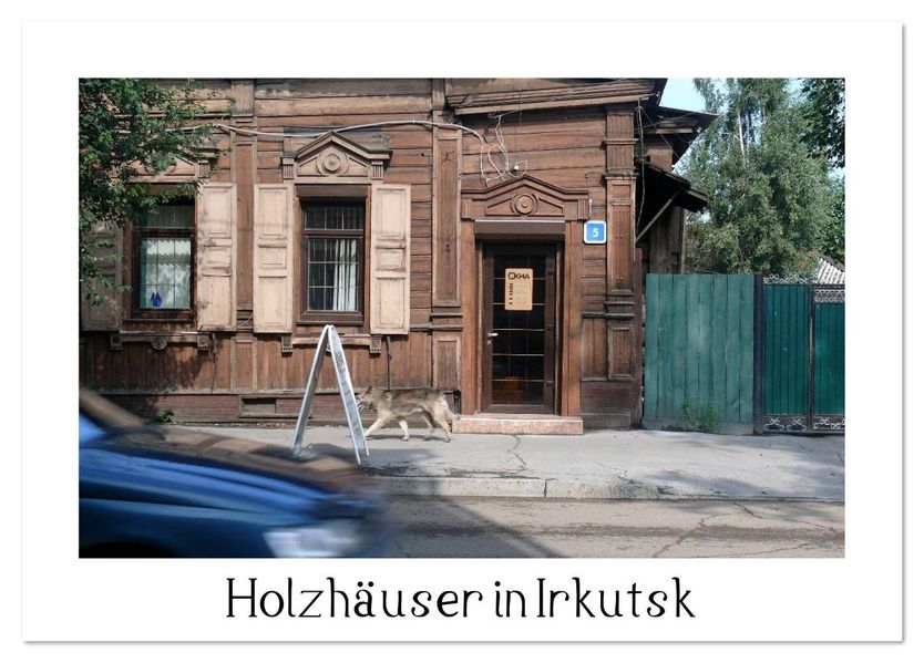 Holzhäuser in Irkutsk (Tischkalender 2026 DIN A5 quer) CALVENDO Monatskalender