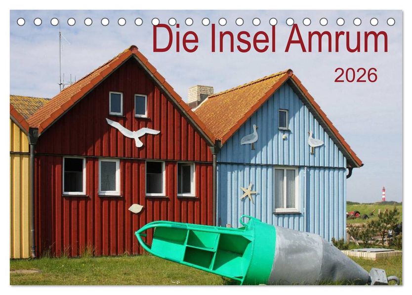 Die Insel Amrum (Tischkalender 2026 DIN A5 quer) CALVENDO Monatskalender